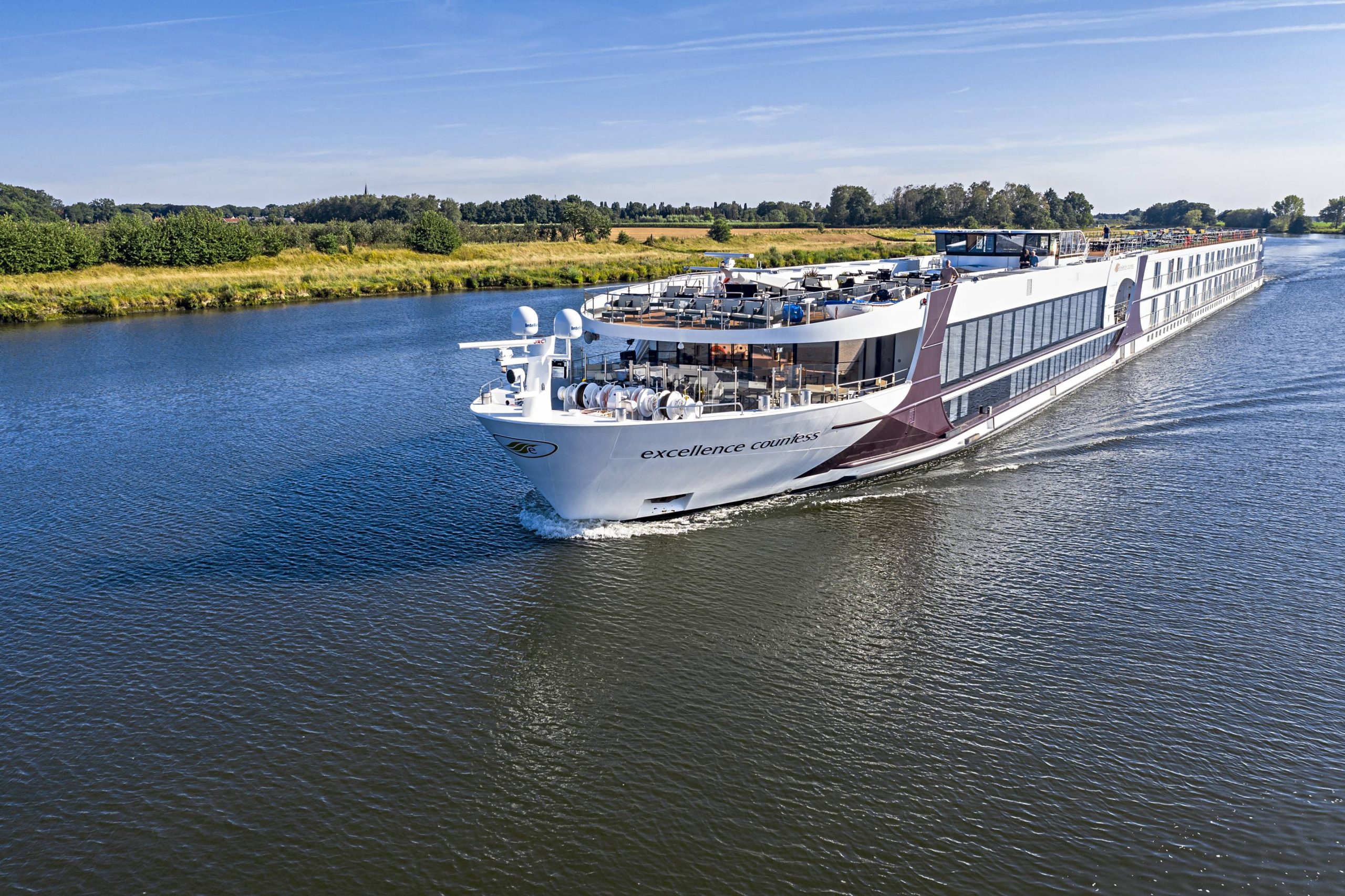 Excellence Countess on european river.